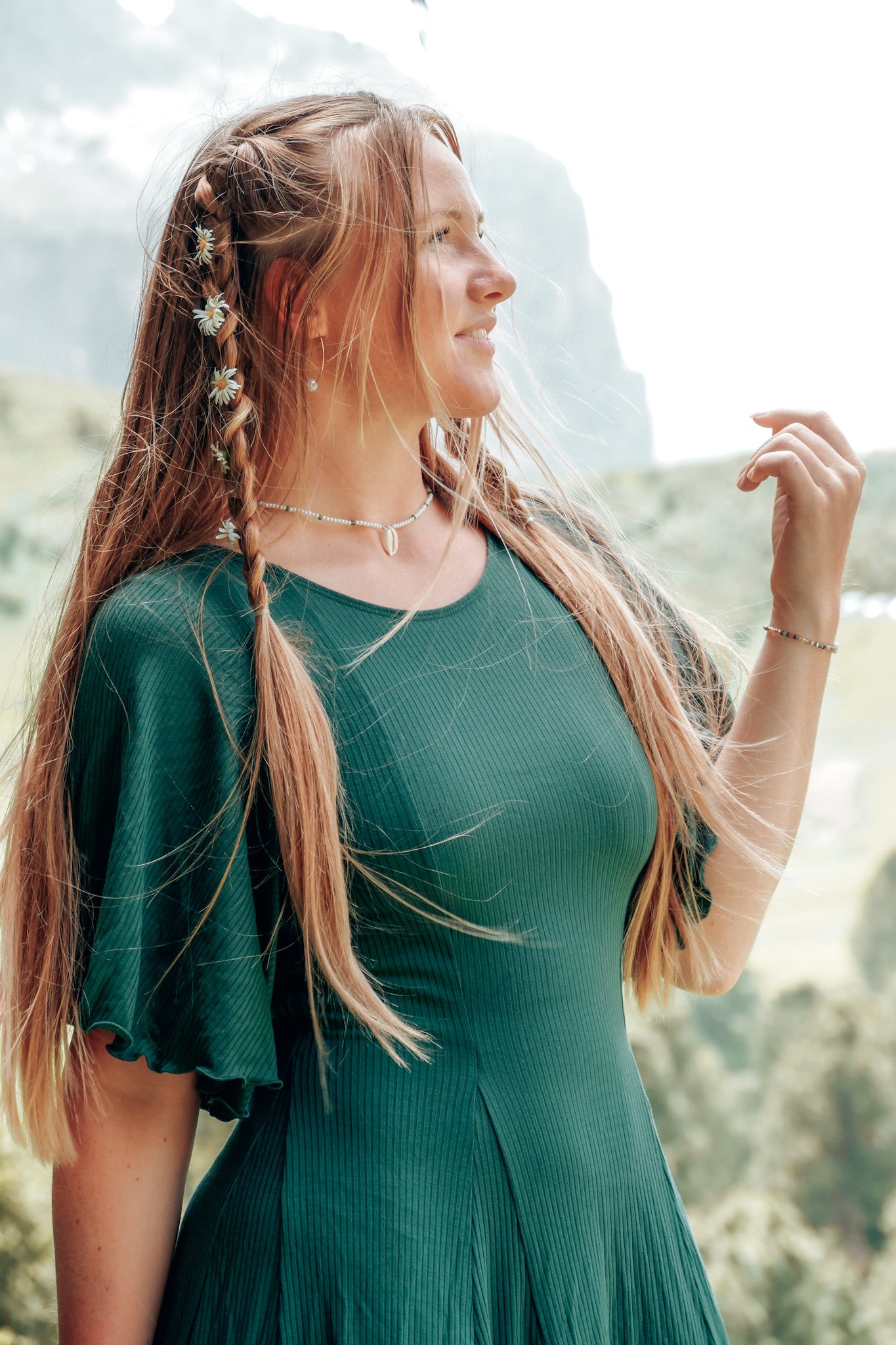 Must have Sommer Kleid in dunklegrün