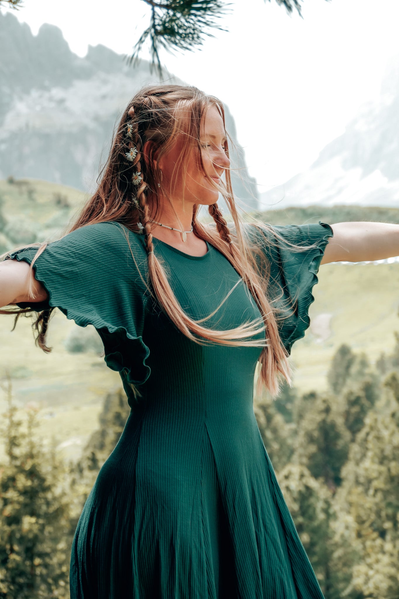 Schickes und bequemes und feminines Sommerkleid