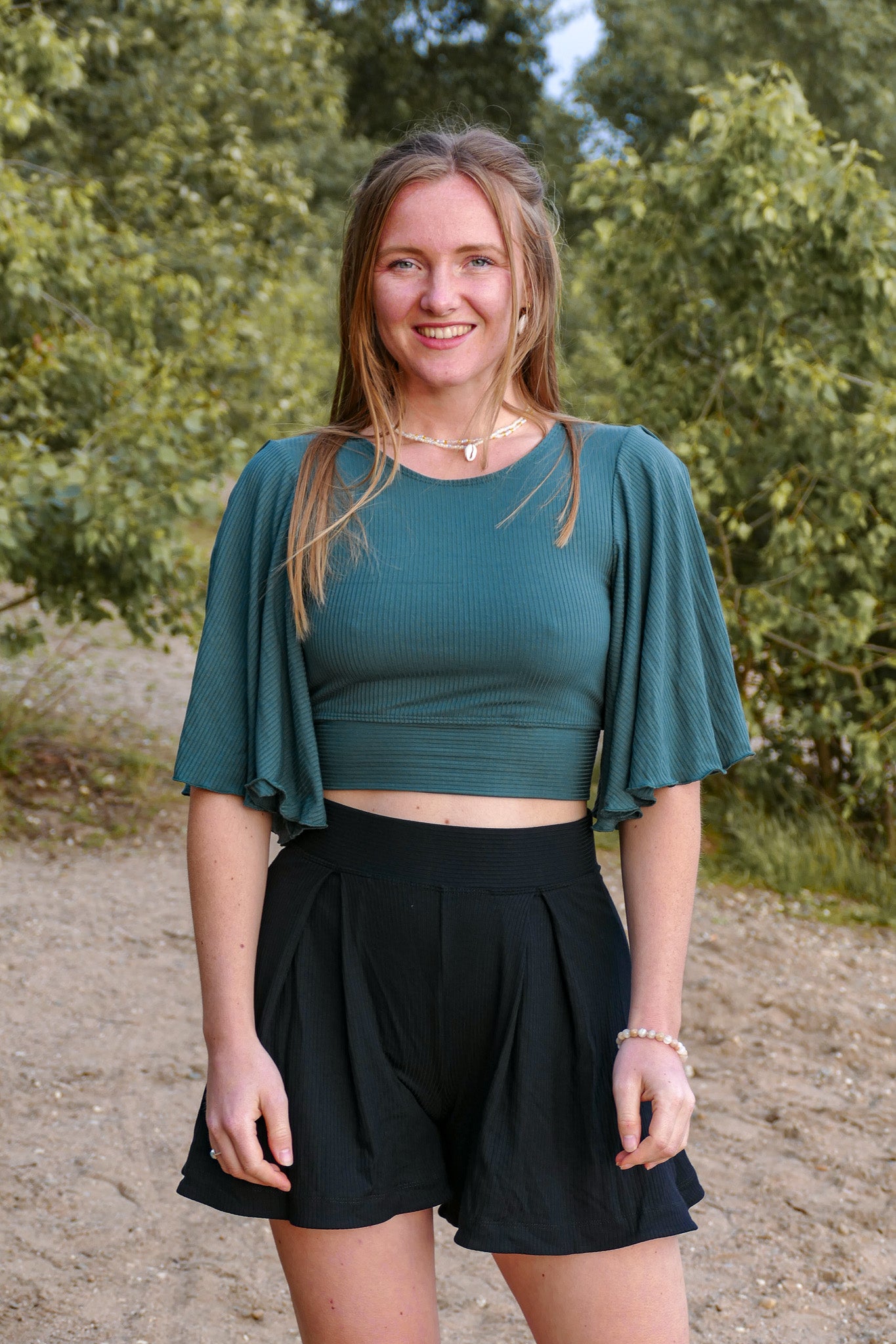 Bequeme Damen-Shorts mit elastischem Bund und figurfreundlichem Schnitt