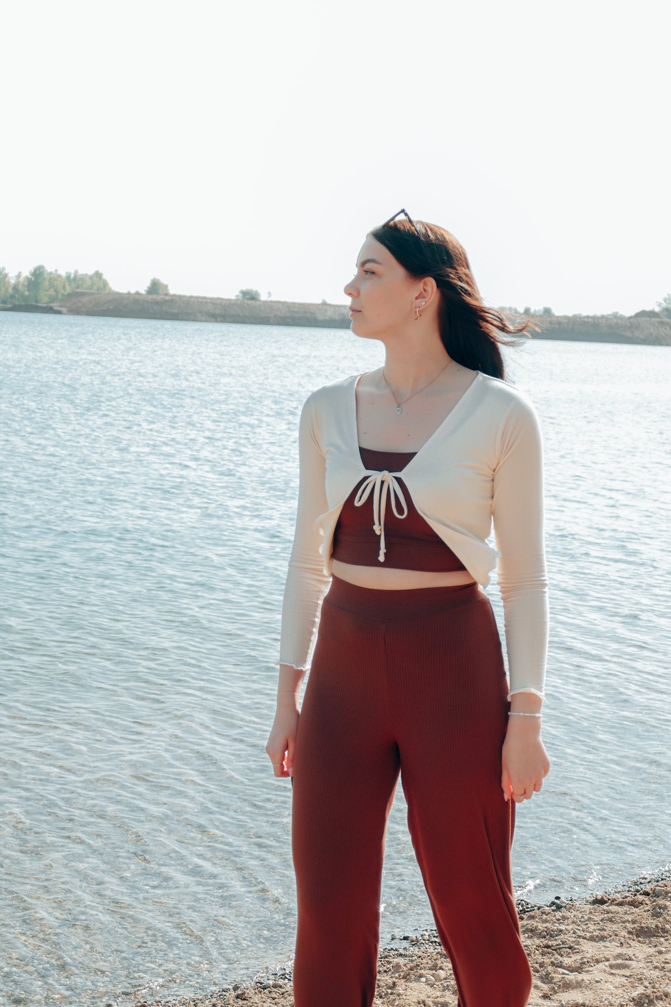 Bequeme Sommerhose für Damen die es schick und dennoch bequem mögen und damit zur nächsten Reise oder Yogastunde gehen könne
