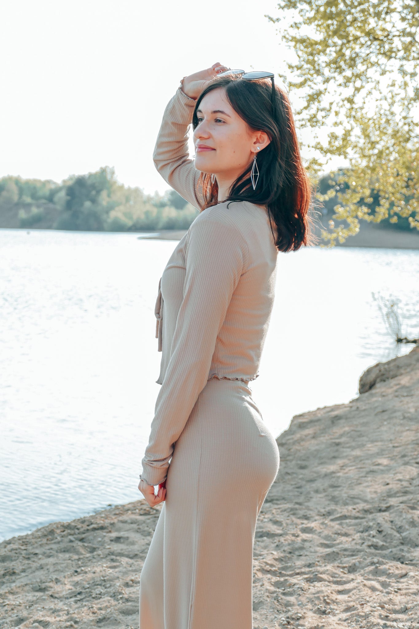 Sommerliche Jacke zur Loungewear als Zweiteiler für Damen