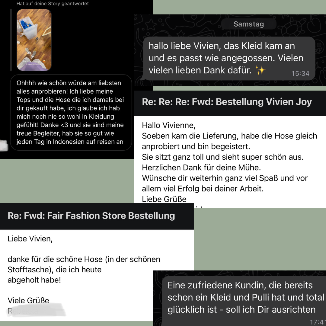 Schöne und bequeme Mode für den Sommer und Winter aus Deutschland und aus nachhaltigen Stoffen