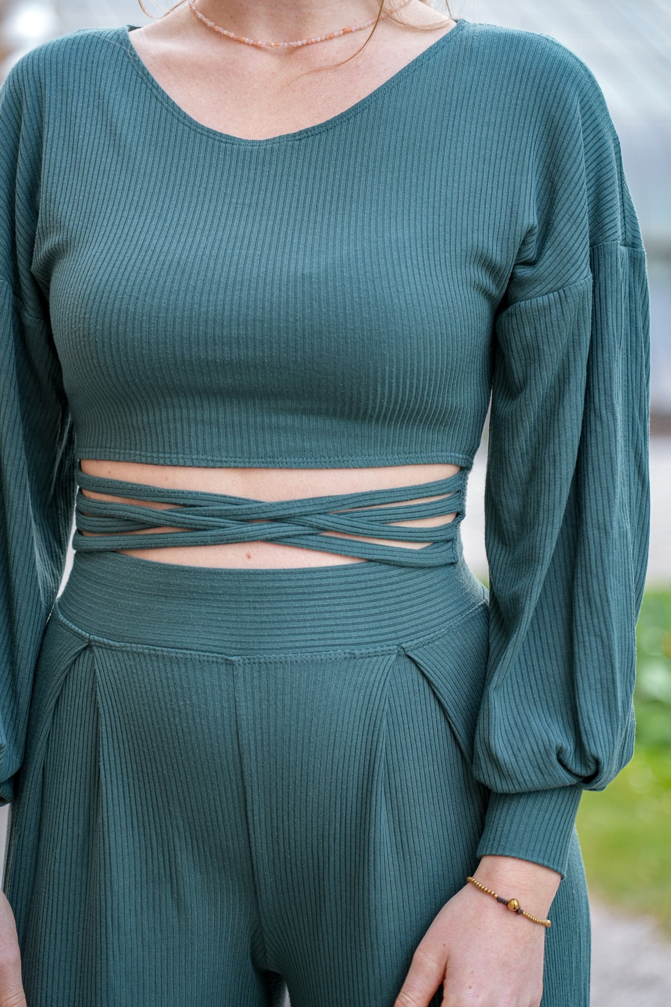 Weite Damenhose mit einem angenehmen Gummibund und schmeichelndem Faltenwurf