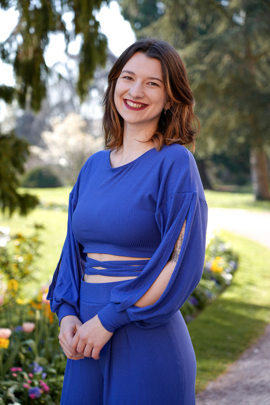 Modischer Tencel-Pulli, mit einzigartigem Design, aus nachhaltigem Material 
