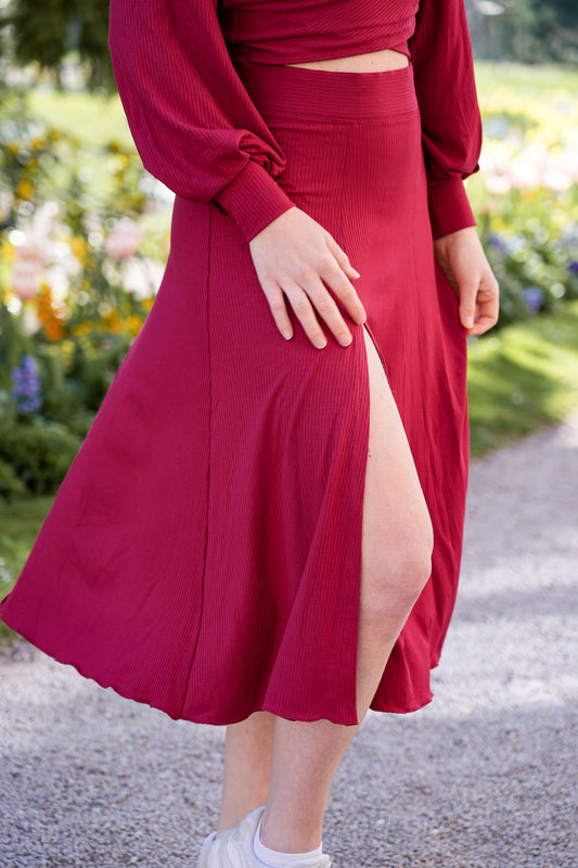 Must Have Sommerrock für Damen in Rot aus fairer Produktion in Deutschland