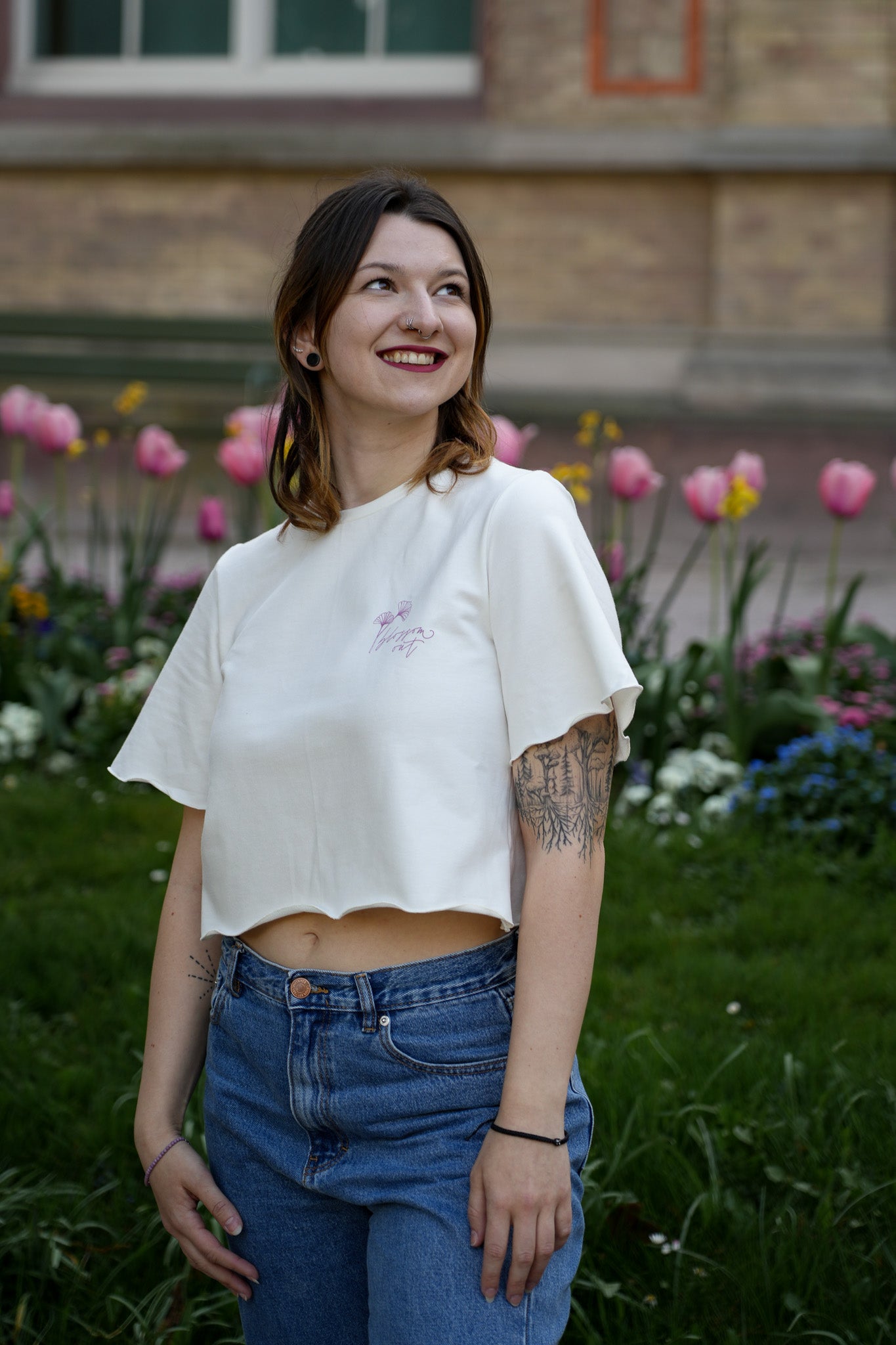 Feminines Top aus weicher Biobaumwolle – Made in Germany