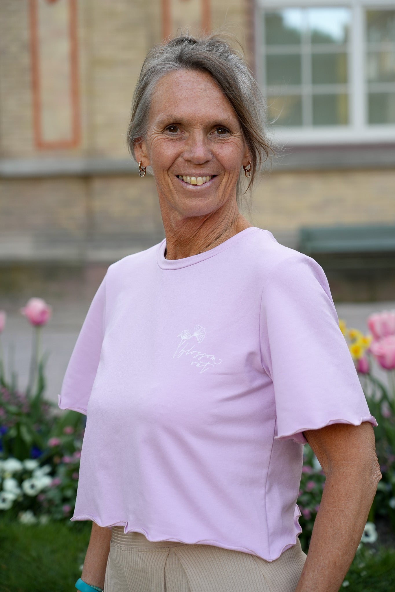 Luftiges Crop-Shirt für Frühling & Sommer aus ökologischer Baumwolle