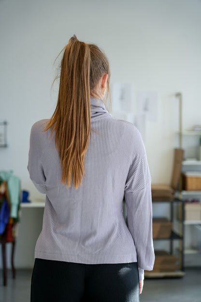 Aila Basic Pulli flieder