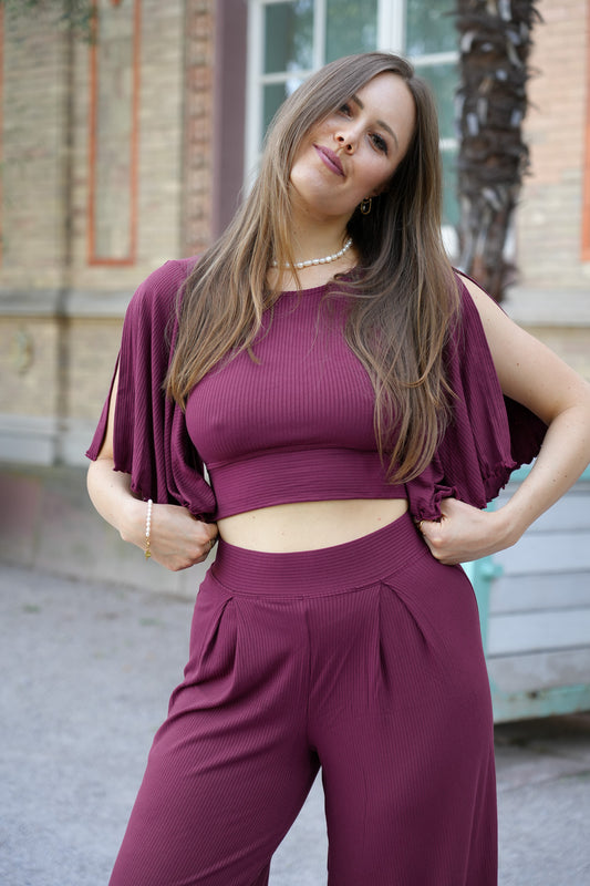 Feminin geschnittenes Damen Top in Pinot