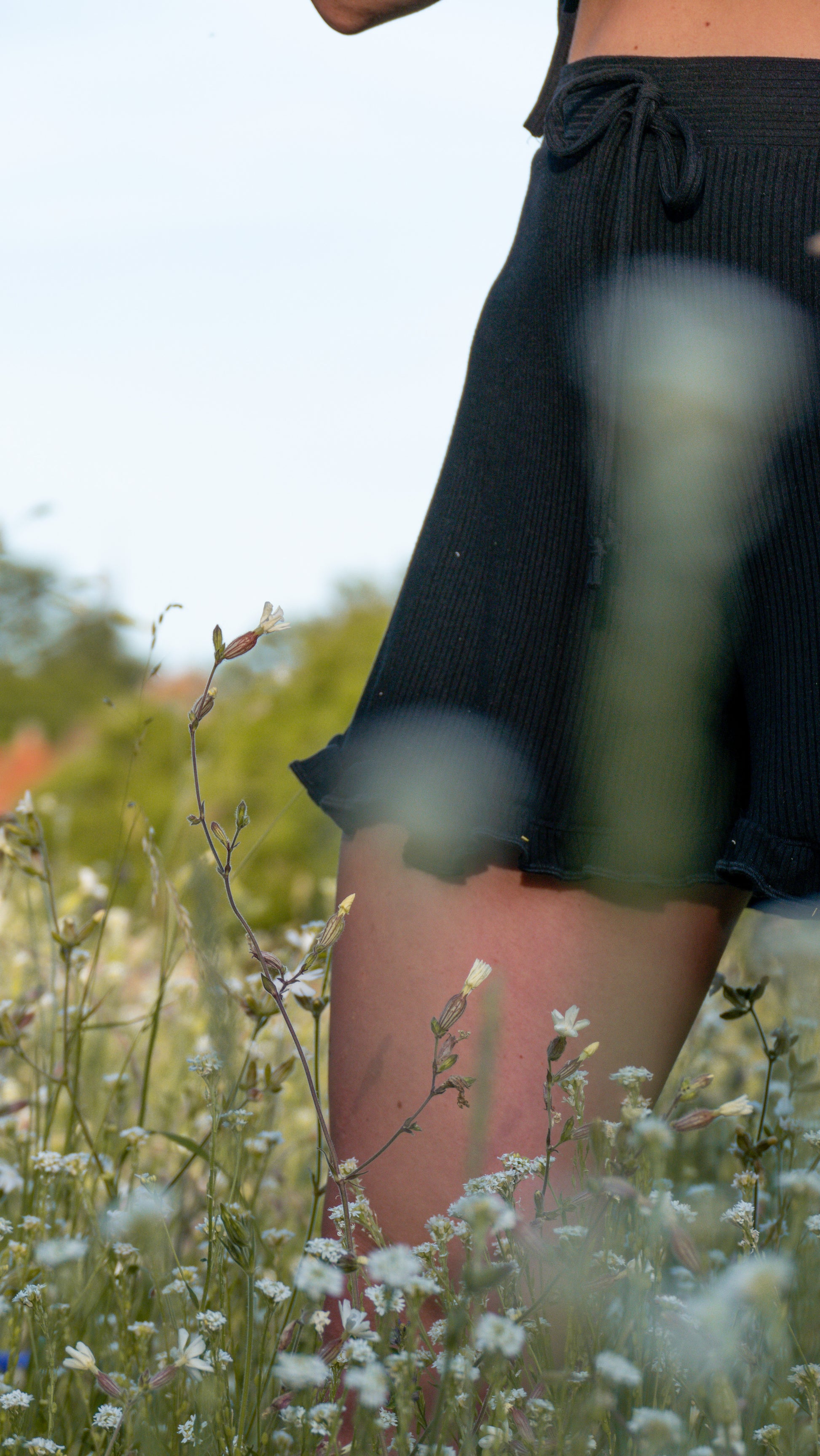 Bequeme und nachhaltige Sommer Shorts in schwarz