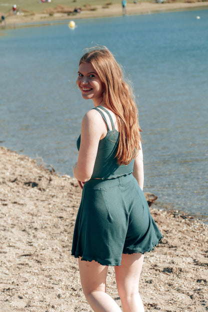 Nachhaltige und moderne sommerliche Shorts