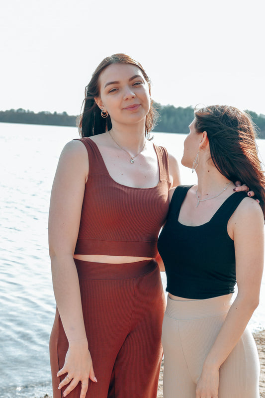 fair produziertes Top das sehr bequem und gemütlich ist da es aus nachhaltigem Stoff besteht und somit ideal als Loungewear für den Sommer zu tragen ist